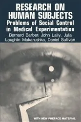 Book cover of Research on Human Subjects by Bernard Barber