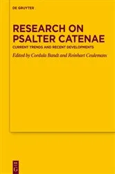 Book cover of Research on Psalter Catenae by Cordula Bandt