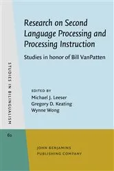 Book cover of Research on Second Language Processing and Processing Instruction by Michael J. Leeser