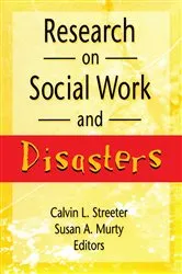 Book cover of Research on Social Work and Disasters by Calvin Streeter