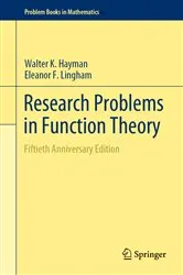 Book cover of Research Problems in Function Theory by Unknown