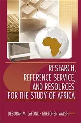 Book cover of Research, Reference Service, and Resources for the Study of Africa by Unknown
