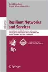 Book cover of Resilient Networks and Services by David Hausheer