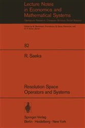 Book cover of Resolution Space, Operators and Systems by R. Saeks