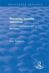 Book cover of Resolving Security Dilemmas by Brian Frederking