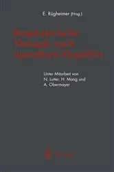 Book cover of Respiratorische Therapie nach operativen Eingriffen by N. Lutter