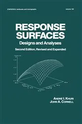 Book cover of Response Surfaces: Designs and Analyses (2nd ed.) by Andre I. Khuri