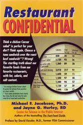 Book cover of Restaurant Confidential by Michael F. Jacobson