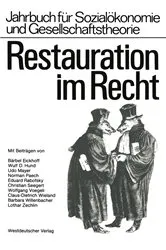 Book cover of Restauration im Recht by Kenneth A. Loparo