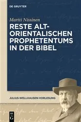 Book cover of Reste altorientalischen Prophetentums in der Bibel by Martti Nissinen