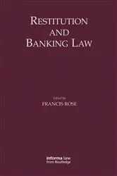 Book cover of Restitution and Banking Law by Francis Rose