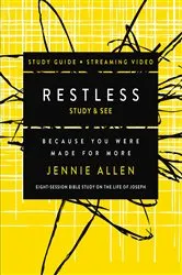Book cover of Restless Bible Study Guide plus Streaming Video, Updated Edition by Jennie Allen
