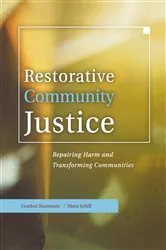 Book cover of Restorative Community Justice by Unknown