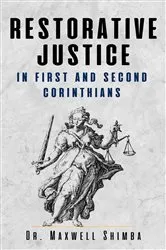 Book cover of Restorative Justice in First and Second Corinthians by Shimba