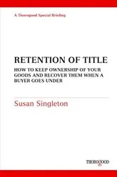 Book cover of Retention of Title by Susan Singleton