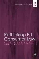 Book cover of Rethinking EU Consumer Law by Geraint Howells