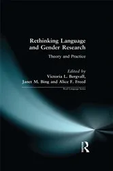 Book cover of Rethinking Language and Gender Research by Victoria Bergvall