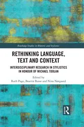 Book cover of Rethinking Language, Text and Context by Ruth Page