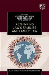 Book cover of Rethinking Law’s Families and Family Law by Frederik Swennen