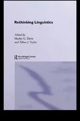 Book cover of Rethinking Linguistics by Hayley G. Davis