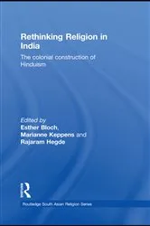 Book cover of Rethinking Religion in India by Esther Bloch