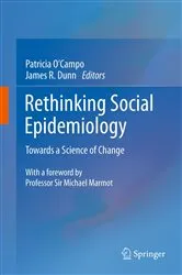 Book cover of Rethinking Social Epidemiology by Patricia O’Campo