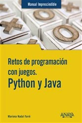 Book cover of Retos de programación con juegos. Python y Java by Mariona Nadal