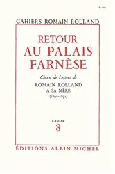 Book cover of Retour au palais Farnèse by Romain Rolland