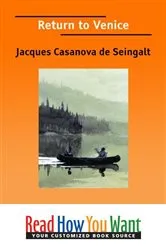 Book cover of Return to Venice by Jacques Casanova de Seingalt