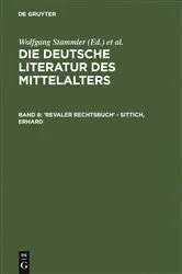 Book cover of 'Revaler Rechtsbuch' - Sittich, Erhard (2nd ed.) by Wolfgang Stammler