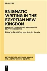 Book cover of Revealing, transforming, and display in Egyptian hieroglyphs by David Klotz