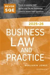 Book cover of Revise SQE Business Law and Practice 2025/26 (3rd ed.) by Unknown
