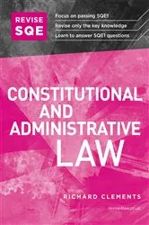 Book cover of Revise SQE Constitutional and Administrative Law by Unknown
