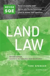 Book cover of Revise SQE Land Law 2025/26 by Toni Spencer