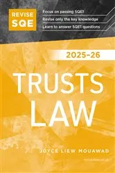 Book cover of Revise SQE Trusts Law 2025/26 by Joyce Liew Mouawad
