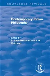 Book cover of Revival: Contemporary Indian Philosophy (1936) by S. Radhakrishnan