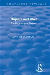 Book cover of Revival: Dupleix and Clive (1920) by Henry Herbert Dodwell