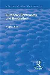 Book cover of Revival: European Bankruptcy and Emigration (1924) by Carl Axel Helmer Key