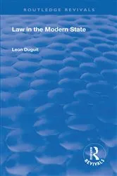 Book cover of Revival: Law in the Modern State (1921) by Leon Duguit