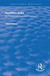 Book cover of Revival: Southern India (1936) by Gilbert Slater