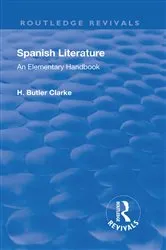 Book cover of Revival: Spanish literature: An Elementary Handbook (1921) by Unknown