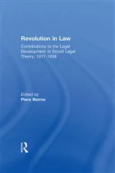 Book cover of Revolution in Law: Contributions to the Legal Development of Soviet Legal Theory, 1917-38 by Unknown