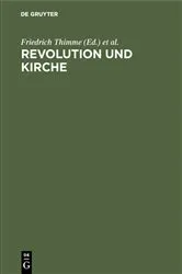 Book cover of Revolution und Kirche by Friedrich Thimme
