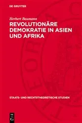 Book cover of Revolutionäre Demokratie in Asien und Afrika by Herbert Baumann