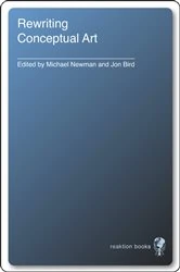 Book cover of Rewriting Conceptual Art by Michael Newman