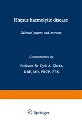 Book cover of Rhesus haemolytic disease by Cyril A. Clarke