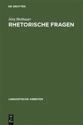 Book cover of Rhetorische Fragen by Jörg Meibauer