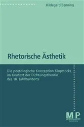 Book cover of Rhetorische Ästhetik by Hildegard Benning