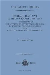 Book cover of Richard Hakluyt: A Bibliography 1580–1588 by Anthony Payne