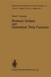 Book cover of Riemann Surfaces and Generalized Theta Functions by Unknown